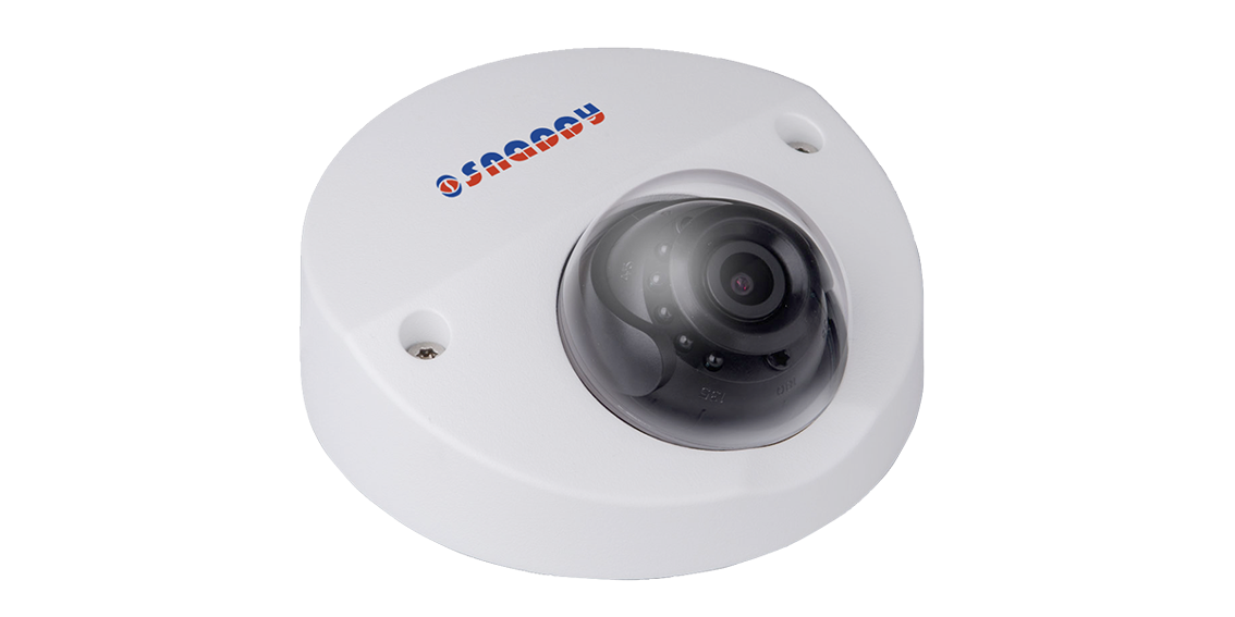 Dome Wedge 4MP HD Vandal-proof IR Camera